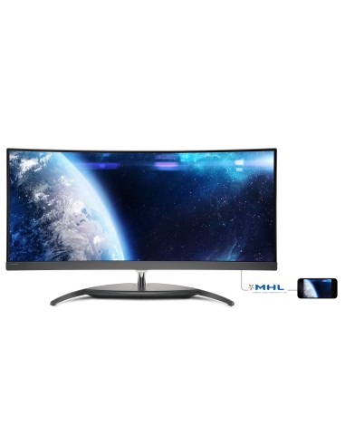 Philips Brilliance Display LCD UltraWide curvo BDM3490UC 00