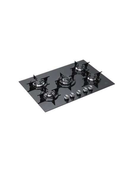 Indesit IPG 751 S (BK) piano cottura Nero Da incasso Gas 5 Fornello(i)