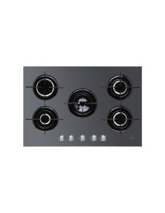 Indesit IPG 751 S (BK) piano cottura Nero Da incasso Gas 5 Fornello(i) 2