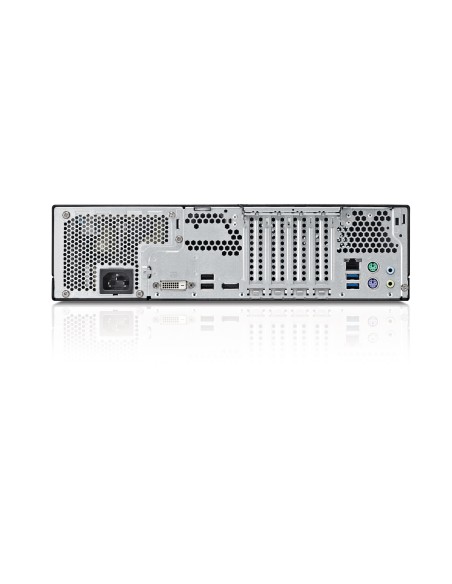 Fujitsu ESPRIMO D556 DDR4-SDRAM i3-6100 Desktop Intel® Core™ i3 8 GB 256 GB SSD Windows 7 Professional PC Nero, Rosso