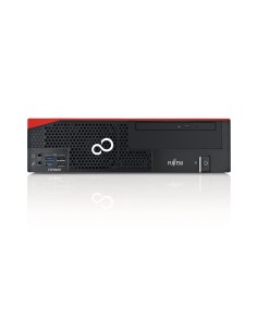 Fujitsu ESPRIMO D556 DDR4-SDRAM i5-6400 Desktop Intel® Core™ i5 8 GB 1000 GB HDD Windows 7 Professional PC Nero, Rosso