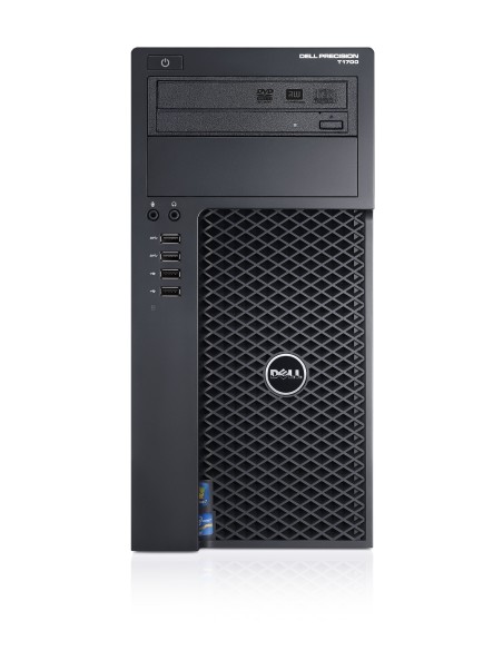 DELL Precision T1700 DDR3-SDRAM i3-4150 Mini Tower Intel® Core™ i3 8 GB 500 GB HDD Windows 7 Professional PC Nero