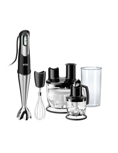Braun MultiQuick 7 MQ 785 Patisserie Plus 1,5 L Frullatore ad immersione 750 W Nero, Acciaio inossidabile