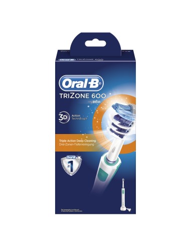 Oral-B TriZone 600 - Box Adulto Spazzolino TriZone Bianco