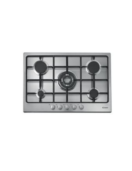 Candy CPG 75 SQPX Acciaio inossidabile Da incasso Gas 5 Fornello(i)