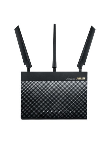 ASUS 4G-AC55U router wireless Gigabit Ethernet Dual-band (2.4 GHz 5 GHz) 3G Nero