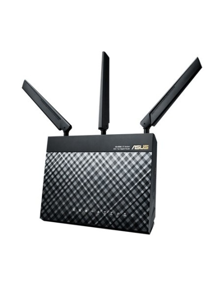 ASUS 4G-AC55U router wireless Gigabit Ethernet Dual-band (2.4 GHz 5 GHz) 3G Nero