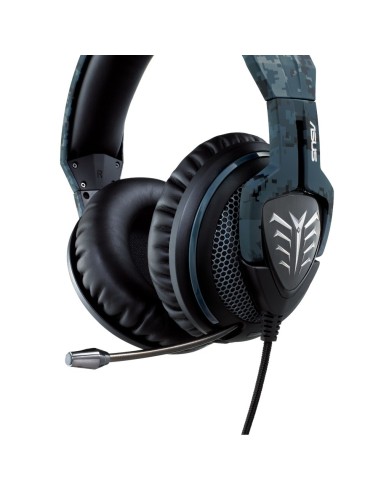 ASUS Echelon Navy Auricolare Cablato A Padiglione Giocare Nero, Blu marino