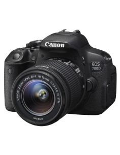 Canon EOS 700D + EF-S 18-55mm Kit fotocamere SLR 18 MP CMOS 5184 x 3456 Pixel Nero