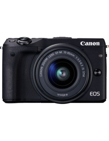 Canon EOS M3 EF-M 15-45 STM Kit fotocamere SLR 24,2 MP CMOS 6000 x 4000 Pixel Nero