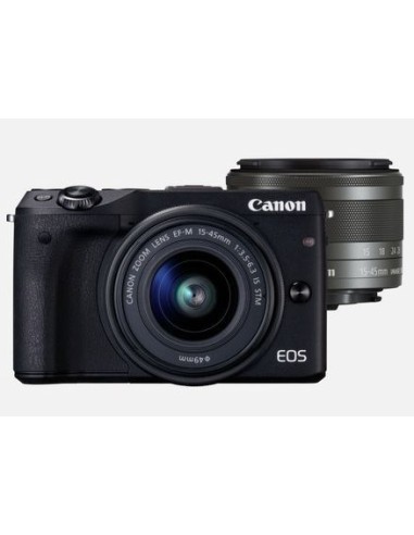 Canon EOS M3 EF-M 15-45 STM Kit fotocamere SLR 24,2 MP CMOS 6000 x 4000 Pixel Nero