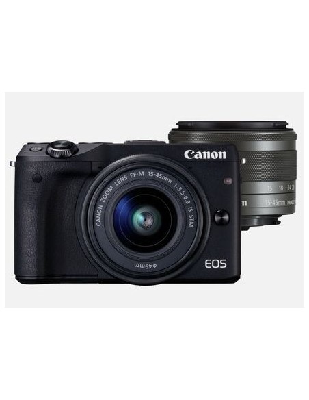 Canon EOS M3 EF-M 15-45 STM Kit fotocamere SLR 24,2 MP CMOS 6000 x 4000 Pixel Nero