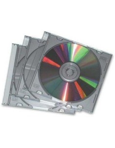 Fellowes 98352 custodia CD DVD 1 dischi Grigio, Trasparente