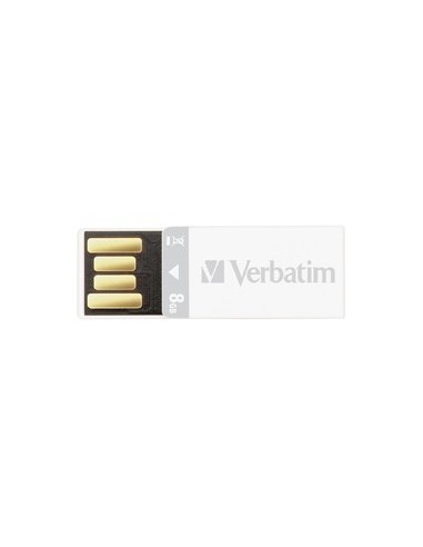 Verbatim Clip-it USB Drive 8GB unità flash USB USB tipo A 2.0 Bianco