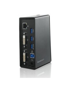 Lenovo ThinkPad USB 3.0 Dock (EU) Cablato USB 3.2 Gen 1 (3.1 Gen 1) Type-A Nero 2