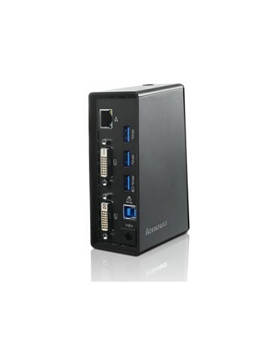 Lenovo ThinkPad USB 3.0 Dock (EU) Cablato USB 3.2 Gen 1 (3.1 Gen 1) Type-A Nero