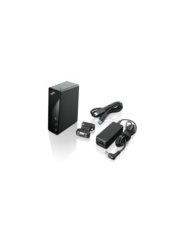 Lenovo ThinkPad USB 3.0 Dock (EU) Cablato USB 3.2 Gen 1 (3.1 Gen 1) Type-A Nero
