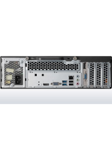 Lenovo ThinkCentre E73 DDR3-SDRAM G3240 SFF Intel® Pentium® G 4 GB 500 GB HDD Windows 7 Professional PC Nero