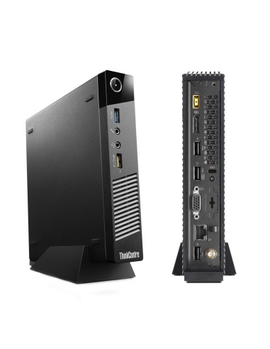 Lenovo ThinkCentre M73 DDR3-SDRAM G3240T mini PC Intel® Pentium® G 4 GB 500 GB HDD Windows 7 Professional PC Nero