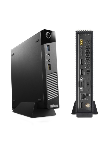 Lenovo ThinkCentre M73 DDR3-SDRAM G3240T mini PC Intel® Pentium® G 4 GB 500 GB HDD Windows 7 Professional PC Nero