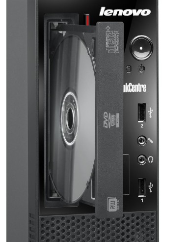 Lenovo ThinkCentre E73 DDR3-SDRAM i7-4790S SFF Intel® Core™ i7 8 GB 256 GB SSD Windows 7 Professional PC Nero