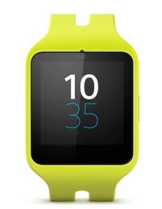 Sony SmartWatch 3 SWR50 4,06 cm (1.6") 36 mm Giallo GPS (satellitare) 2