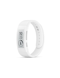 Sony SmartBand Talk SWR30 E-ink Braccialetto per rilevamento di attività 3,56 cm (1.4") IP68 Bianco