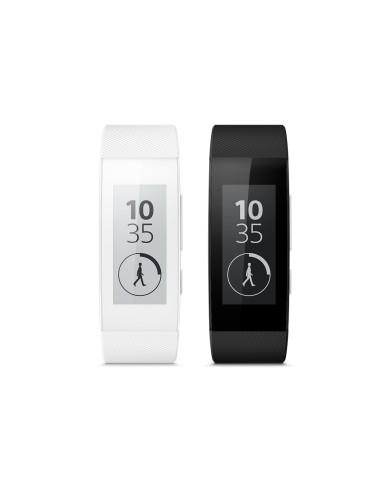 Sony SmartBand Talk SWR30 E-ink Braccialetto per rilevamento di attività 3,56 cm (1.4") IP68 Bianco