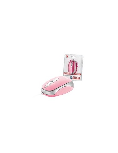 Trust Mini Travel - Pink mouse USB tipo A Ottico