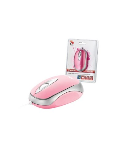 Trust Mini Travel - Pink mouse USB tipo A Ottico