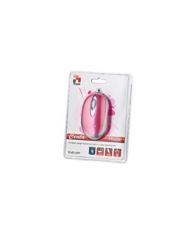 Trust Mini Travel - Pink mouse USB tipo A Ottico