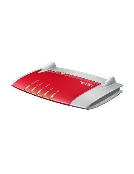 FRITZ!Box 7390 International router wireless Gigabit Ethernet Rosso, Argento