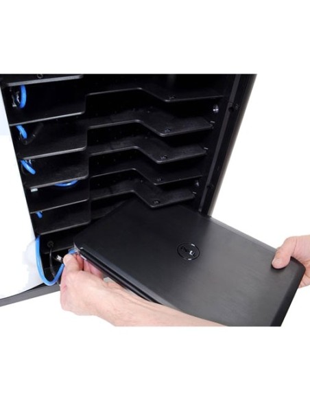 DELL Mobile Computing Cart Managed Armadio per la gestione dei dispositivi portatili Nero, Argento