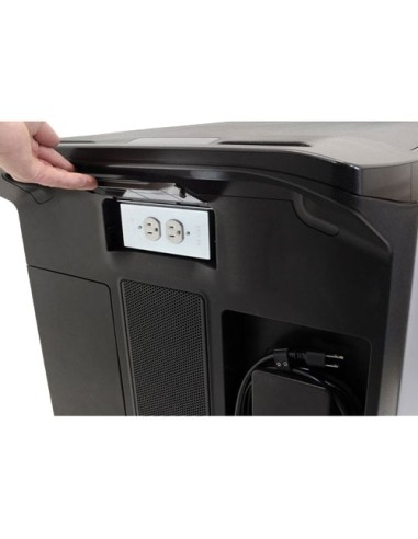 DELL Mobile Computing Cart Unmanaged Armadio per la gestione dei dispositivi portatili Nero, Argento