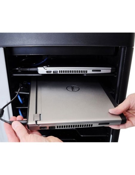 DELL Mobile Computing Cart Unmanaged Armadio per la gestione dei dispositivi portatili Nero, Argento