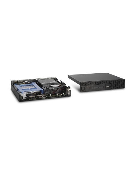 DELL OptiPlex 3020M DDR3-SDRAM i3-4160T mini PC Intel® Core™ i3 4 GB 500 GB HDD Windows 7 Professional Nero