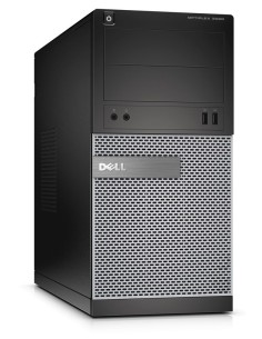 DELL OptiPlex 3020 DDR3-SDRAM i3-4160 Mini Tower Intel® Core™ i3 4 GB 500 GB HDD Windows 7 Professional PC Nero, Argento