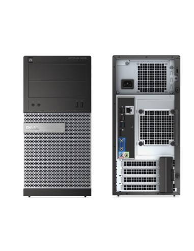 DELL OptiPlex 3020 DDR3-SDRAM i3-4160 Mini Tower Intel® Core™ i3 4 GB 500 GB HDD Windows 7 Professional PC Nero, Argento