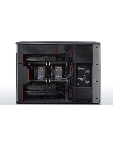 Lenovo ThinkStation P900 DDR4-SDRAM E5-2630V3 Tower Intel® Xeon® E5 v3 8 GB 300 GB HDD Windows 7 Professional Stazione di