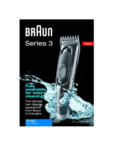 Braun HC 3050 Nero, Argento
