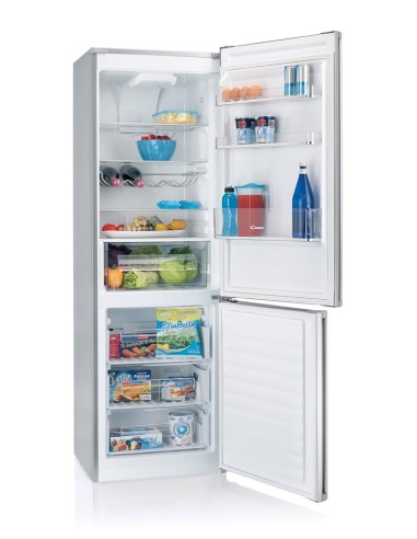 Candy CKCN 6182 IS frigorifero con congelatore Libera installazione 277 L Argento