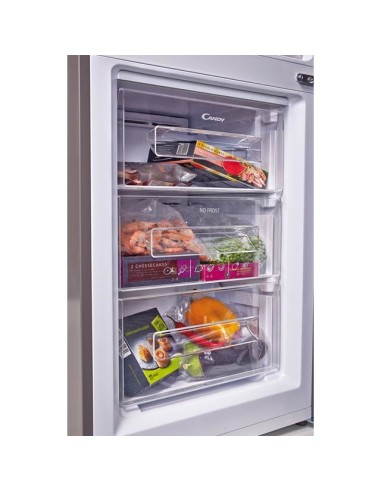 Candy CKCF6184IX 1 frigorifero con congelatore Libera installazione 292 L Argento