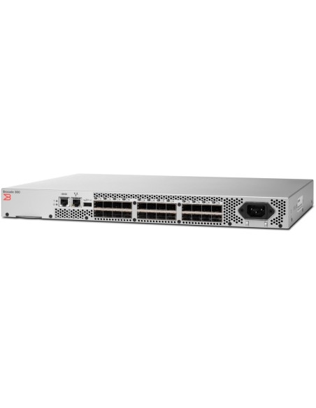 Lenovo Brocade 300 FC SAN Gestito Fast Ethernet (10 100) 1U Argento