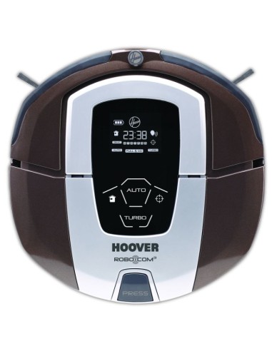 Hoover RBC 070 aspirapolvere robot 0,5 L Cioccolato, Metallico