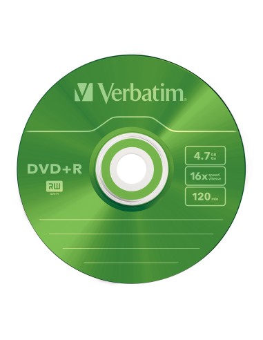 Verbatim DVD+R Colour 4,7 GB 5 pz
