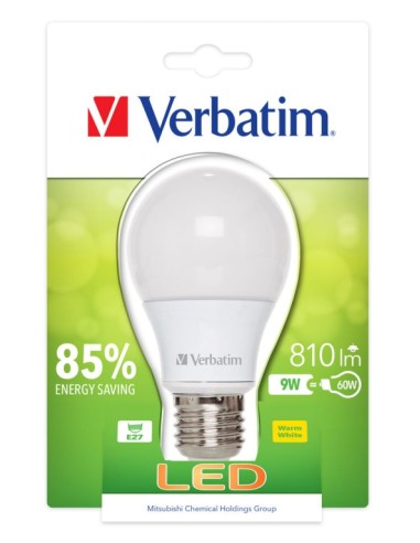 Verbatim Classic A E27 9W lampada LED