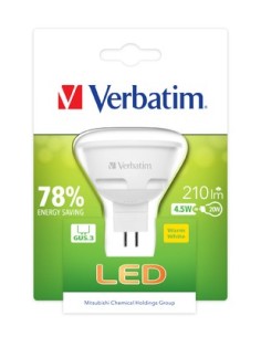 Verbatim 52618 lampada LED 4,5 W GU5.3 2