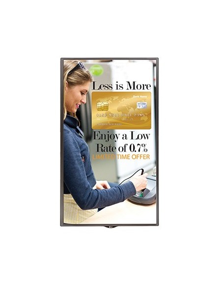 LG 55SM5B visualizzatore di messaggi Pannello piatto per segnaletica digitale 139,7 cm (55") LED Wi-Fi 450 cd m² Full HD Nero