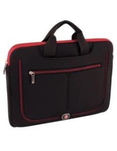 Freecom Wenger RESOLUTION borsa per notebook 33 cm (13") Custodia a tasca Nero, Rosso