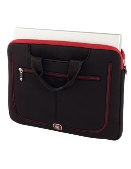 Freecom Wenger RESOLUTION borsa per notebook 33 cm (13") Custodia a tasca Nero, Rosso